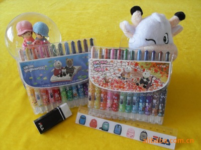 專業(yè)生產(chǎn)供應彩色小旋轉(zhuǎn)蠟筆——無錫天松鼠文化用品廠家直銷